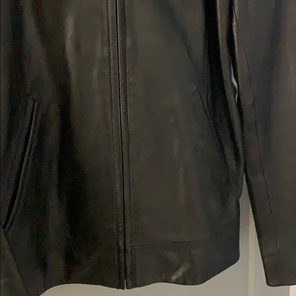 Ann Taylor Black Leather Jacket - Picture 3 of 7